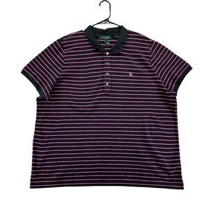 Polo Ralph Lauren Mens Short Sleeve Polo 3XL Pink Black